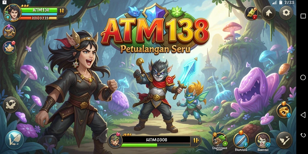Screenshot menunjukkan karakter utama beraksi dalam misi petualangan yang mendebarkan.