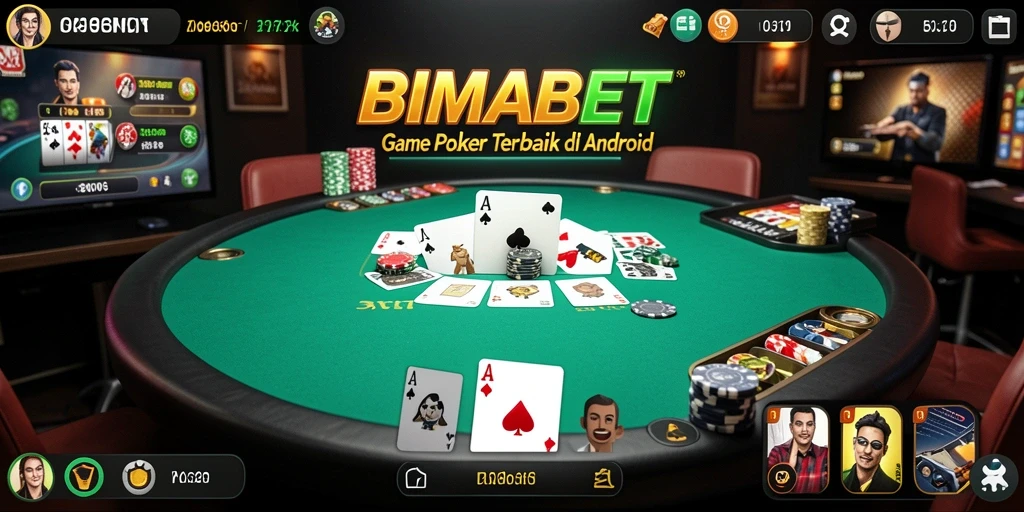 Tampilan gameplay mendebarkan di BIMABET saat bermain Poker.
