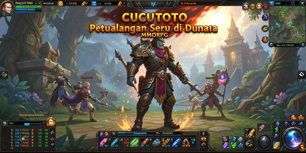 Tampilan gameplay seru dari <strong>CUCUTOTO</strong> dalam dunia MMORPG.
