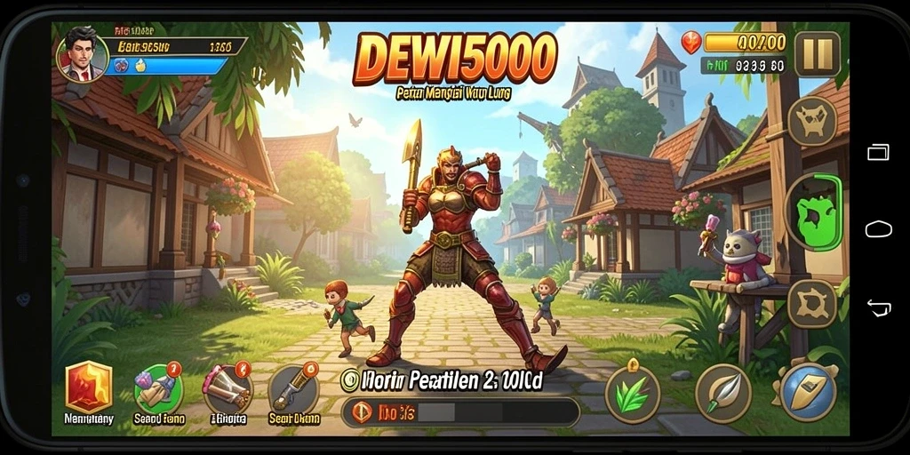 Tampilan menarik dalam gameplay DEWI5000 yang seru.