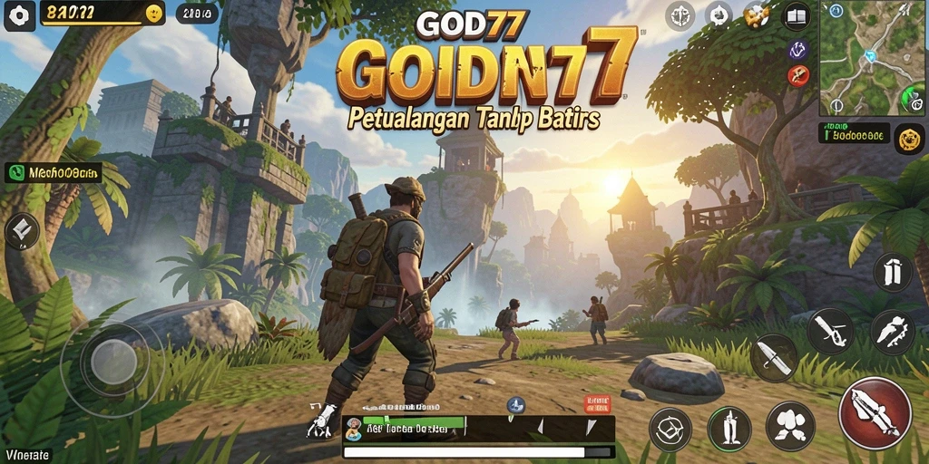 Tangkap momen seru dalam dunia terbuka GOD77.