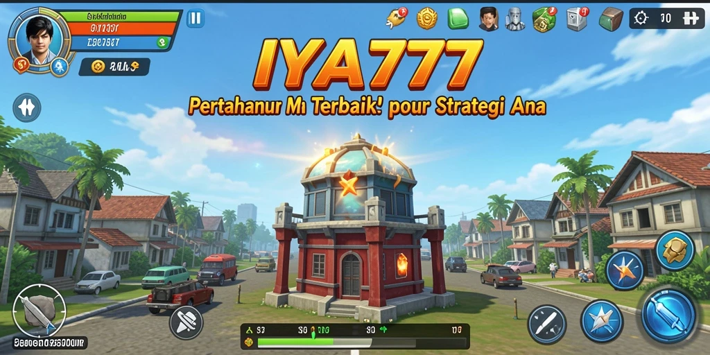 Tangkapan layar gameplay IYA777 menampilkan pertahanan menara yang strategis.