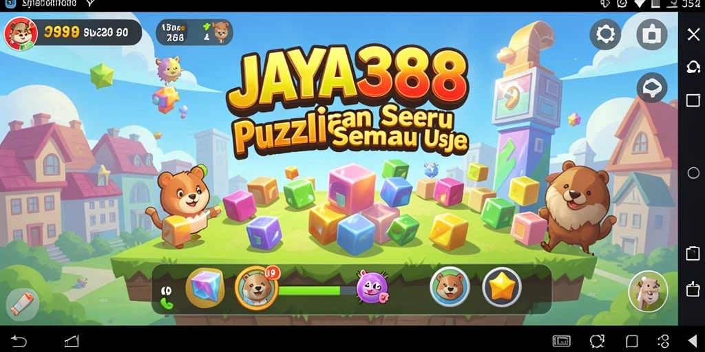 Screenshot gameplay JAYA388 menampilkan berbagai tantangan Puzzle menarik.