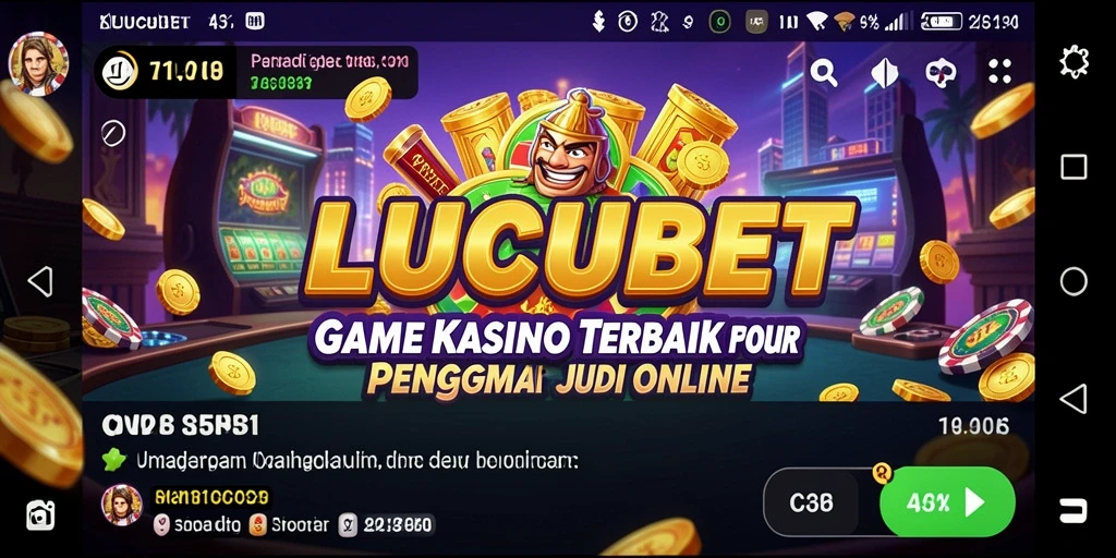 Gameplay menarik dari LUCUBET dengan aksi kasino yang seru.