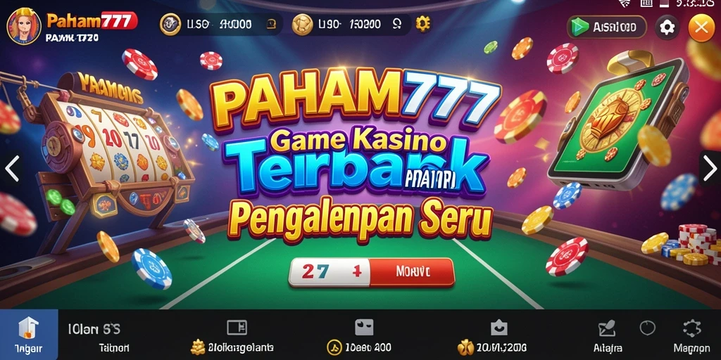 Tampilan utama gameplay PAHAM777 yang seru dan interaktif.