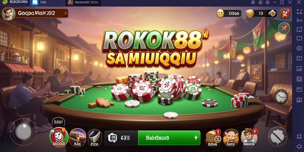 Screenshot ROKOK88 menampilkan gameplay QiuQiu yang menarik.