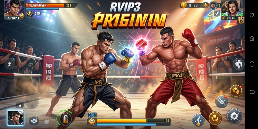 Tampilan seru aksi pertarungan di RVIP3.