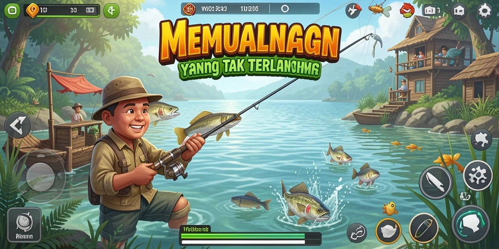 Tangkapan ikan besar di permainan WDBOS yang menegangkan.